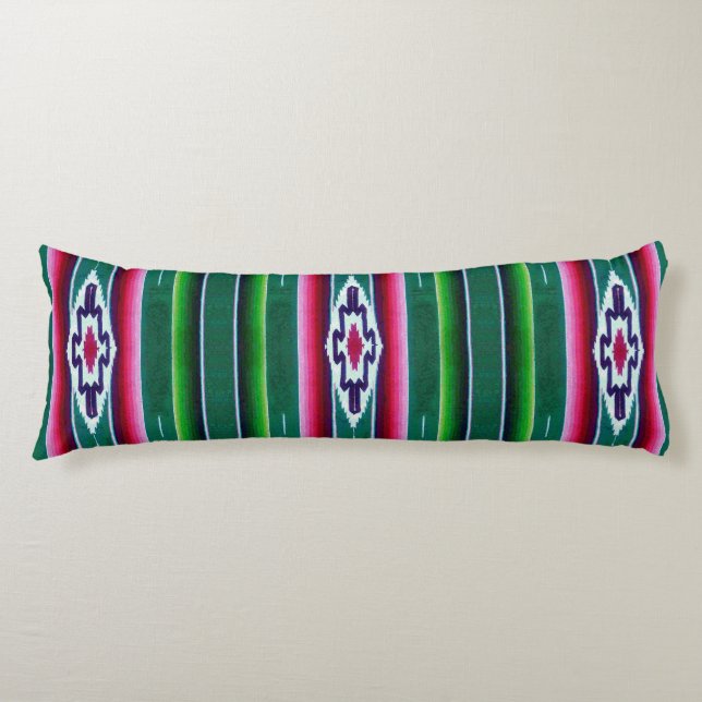 Coussins Longs Motif mexicain Sarape (Devant)