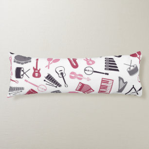 Coussins Longs Motif musical