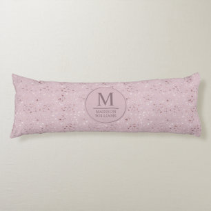Coussins Longs Motif Pailleté Or Rose Pâle Douceur Douce Personna