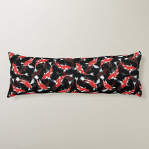 Motif Répétitif Rouge Et Noir | Motif de Poisson K