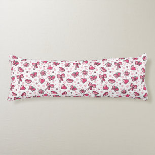 Coussins Longs motif romantique
