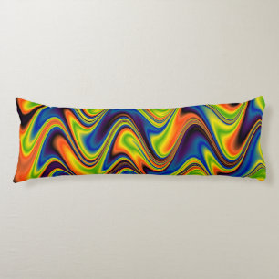 Coussins Longs Multicolor Abstrait