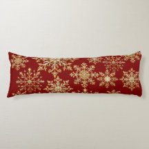 Or Noël et flocon de neige rouge 