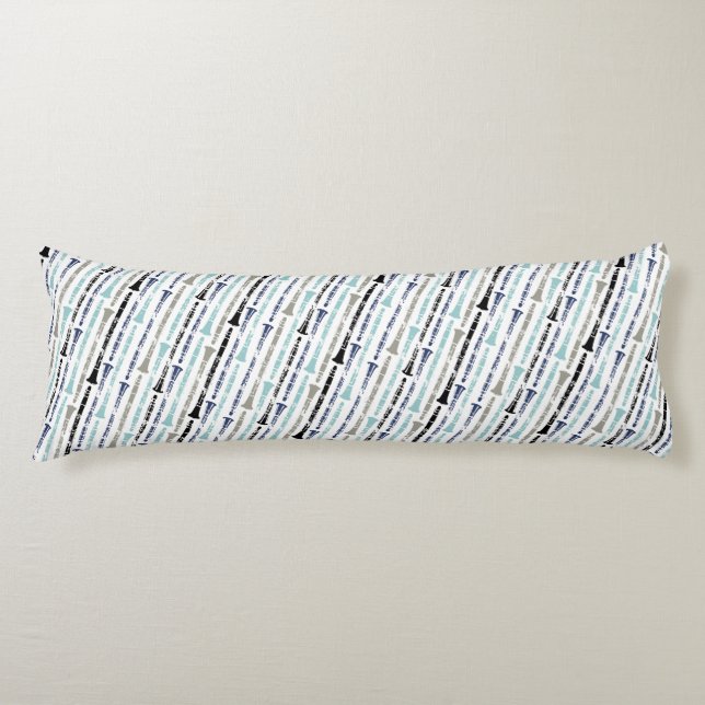 Coussins Longs Orchestre de musique Clarinet (Devant)