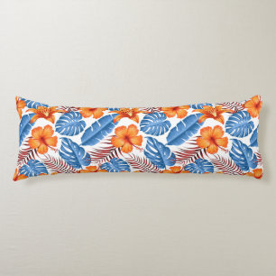 Coussins Longs Oreiller corporeel à motif de palmiers tropicaux