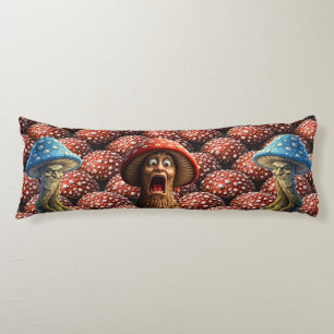 Coussins Longs Oreiller corporel Champignon Hurleur
