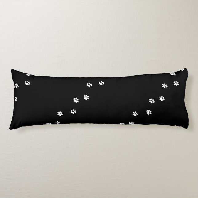 Coussins Longs Oreiller corporel Empreinte de patte (Devant)