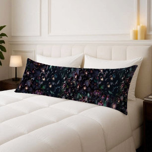 Coussins Longs Oreiller Corporel Fleur Gothique Maximaliste Orchi