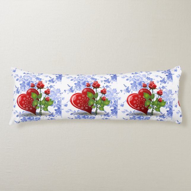 Coussins Longs Oreiller corporel Saint-Valentin (Devant)