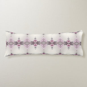 Coussins Longs Oreiller Corps Cadre Floral Rose
