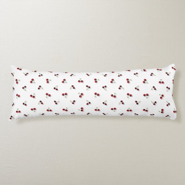 Coussins Longs Oreiller corps cerise (Devant)