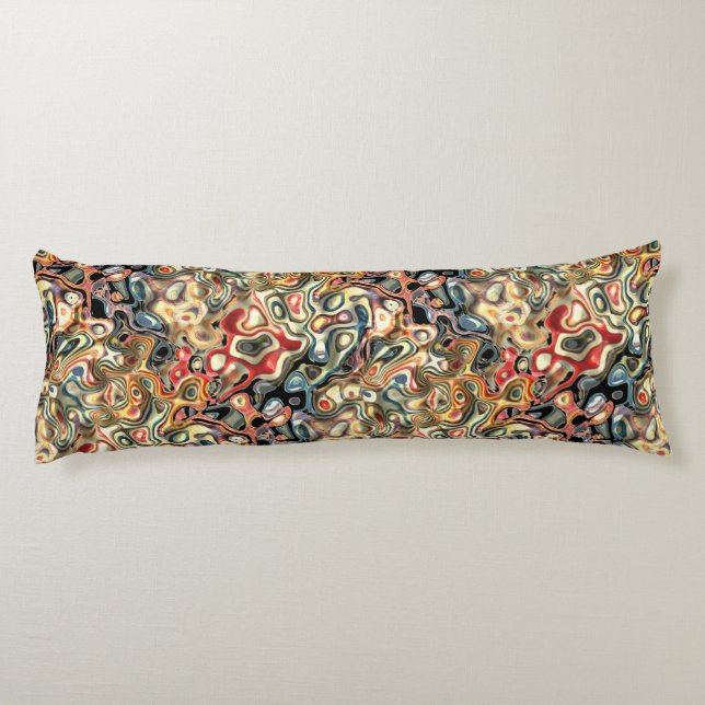 Coussins Longs Oreiller corps d'art Abstrait (Dos)