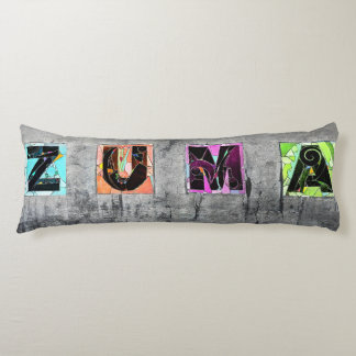 Coussins Longs Oreiller corps de malibu avec signe Zuma