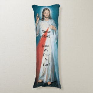 Coussins Longs Oreiller Corps de miséricorde divine