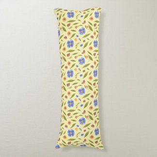 Coussins Longs Oreiller corps du jardin florissant