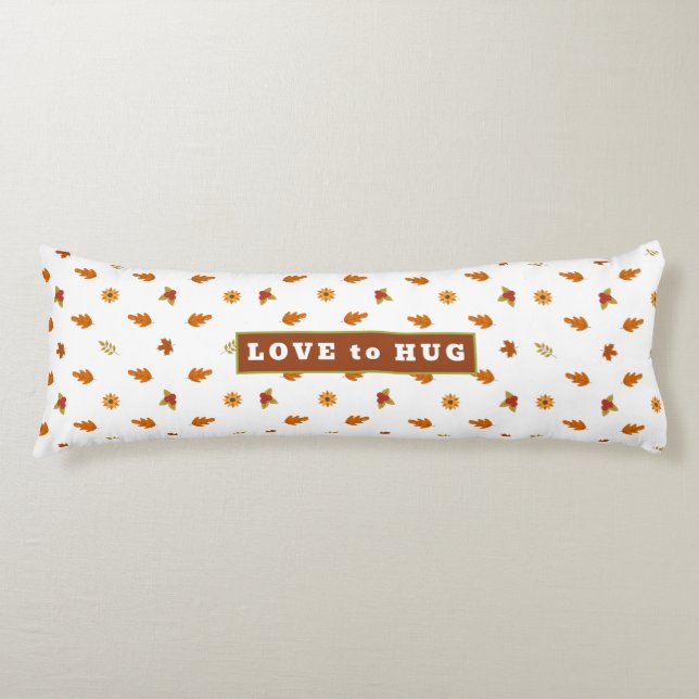 Coussins Longs Oreiller corps feuille Autum (Devant)