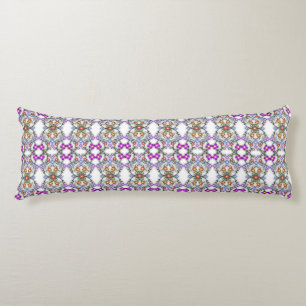 Coussins Longs oreiller corps fleurs ornementales