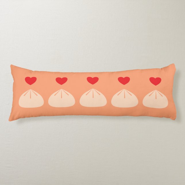 Coussins Longs Oreiller Corps Melon Cantaloup Amour Dumpling (Devant)