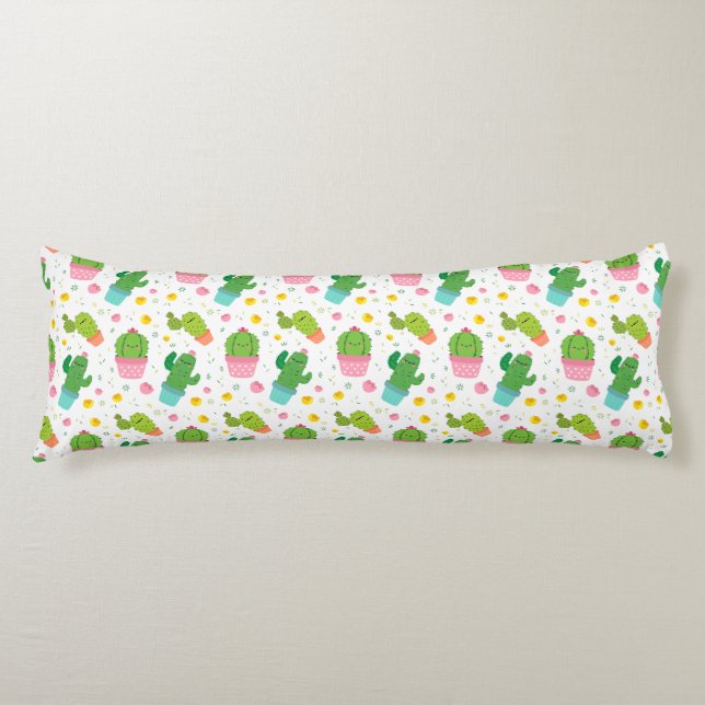 Coussins Longs Oreiller corps Motif Cactus (Devant)