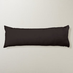 Coussins Longs Oreiller corps noir Licorice
