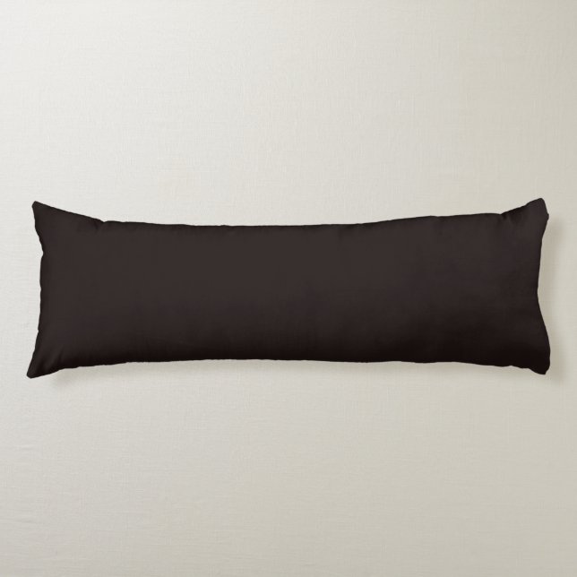 Coussins Longs Oreiller corps noir Licorice (Devant)