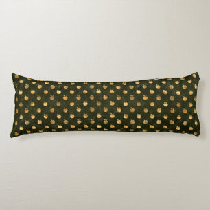 Coussins Longs Oreiller Corps Pommes Dorées