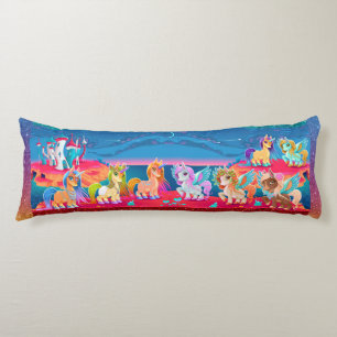 Coussins Longs Oreiller Corps Unicorne