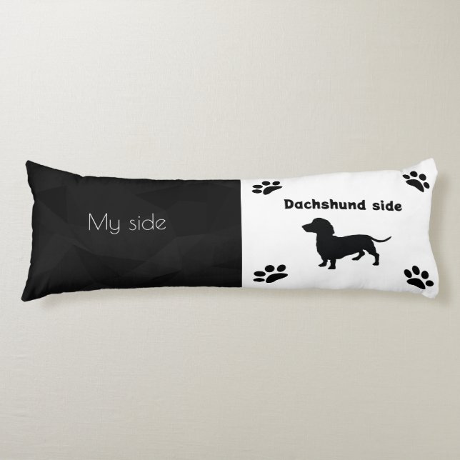 Coussins Longs Oreiller Dachshund (Devant)