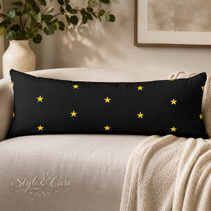Coussins Longs Oreiller de corps à motif d'étoiles célestes éléga