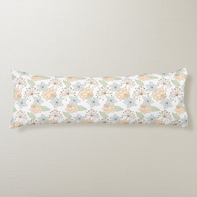 Coussins Longs oreiller de corps fleurs de printemps (Devant)