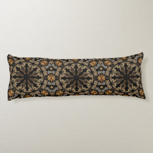 Coussins Longs Oreiller Décoratif Doré pour Corps