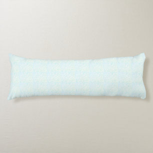 Coussins Longs Oreiller du corps de pluie bleu vert