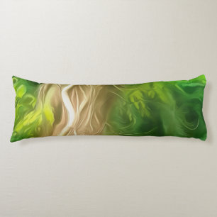 Coussins Longs Oreiller du corps Rêve vert pâle arbre