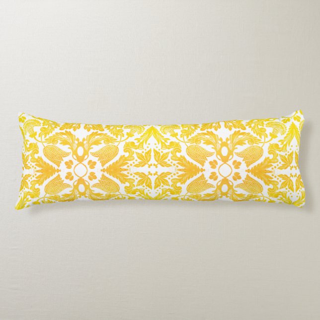 Coussins Longs Oreiller Fleurs et Soleil (Devant)