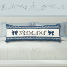 Oreiller géant de chambre musicale à décor de viol
