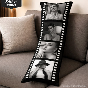 Coussins Longs Oreiller personnalisé avec collage de photos, band