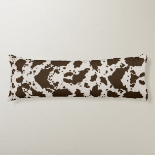 Coussins Longs Oreiller pour corps d'impression de vache exotique