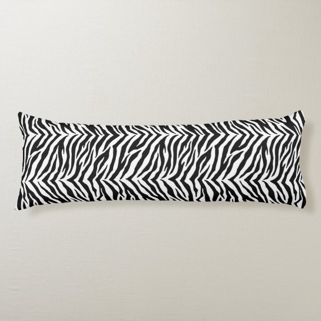 Coussins Longs Oreiller pour corps d'impression Zebra (Devant)