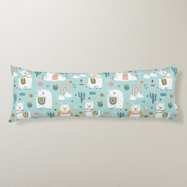 Coussins Longs Oreiller pour corps Motif Llama (Devant)