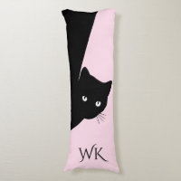 Oreiller Sly Black Cat Monogram