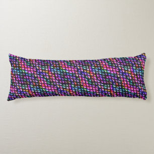 Coussins Longs Oreillers de cadavre Rainbow Dragon Scales