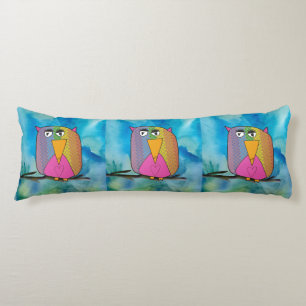 Coussins Longs Owl "Art by Kids"
