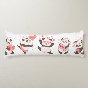 Coussins Longs Panda Love
