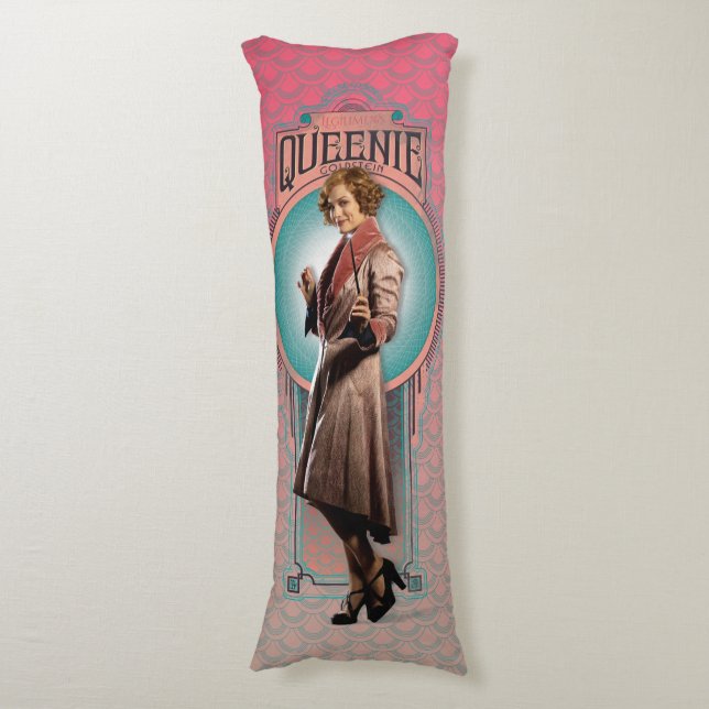 Coussins Longs Panneau Art déco QUEENIE GOLDSTEIN™ (Devant (Vertical))