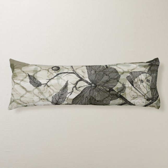 Coussins Longs Papillons d'arabesque I (Devant)