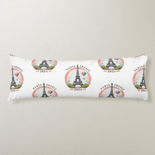 Coussins Longs Paris France 2024 Oreillers corporels, Tour Eiffel