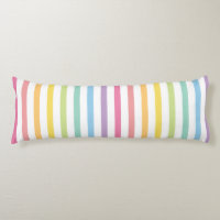 Pastel Color Rainbow Stripes Motif