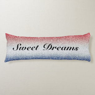 Coussins Longs Patriotique Sweet Dreams Oreiller Corps étincelant