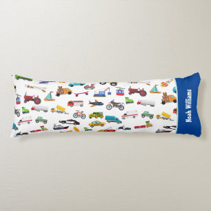 Coussins Longs Petit Garçon Things That Move Vehicle Cars Kid