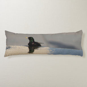 Coussins Longs Petit Oiseau sur l'eau